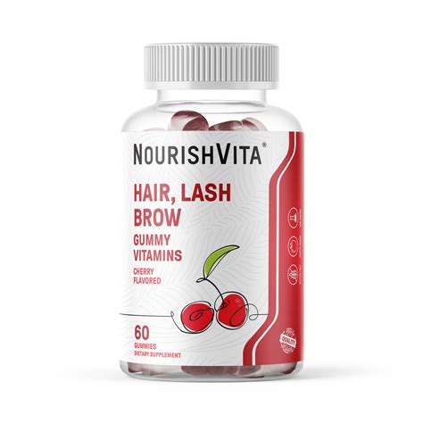 nourishvits|Hair, Lash & Brow Vitamin Gummies